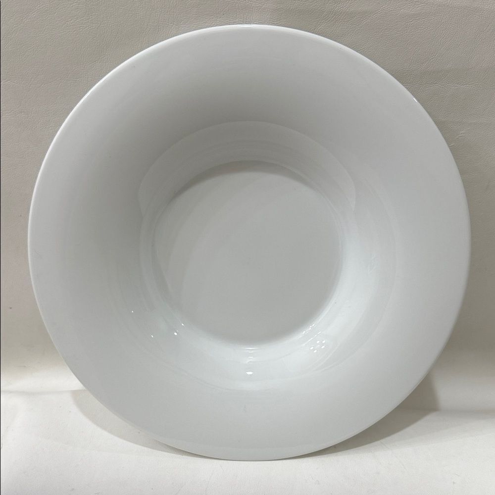 Hutschenreuther Germany White Porcelain Serving Salad Pasta Bowl 12 1/2 X 2 In